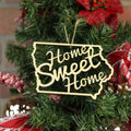 Iowa Home Sweet Home Ornaments