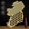 Ireland Beer Cap Map