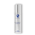 iS Clinical NeckPerfect Complex bottle in silver and blue packaging, designed for neck and jawline firming.
