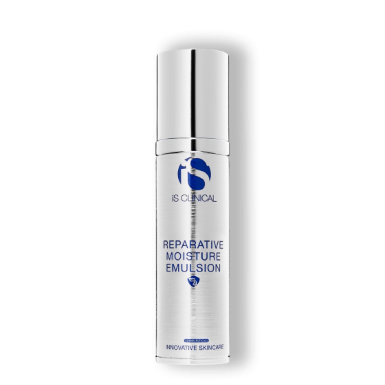 iS Clinical Reparative Moisture Emulsion bottle for deep skin hydration and rejuvenation