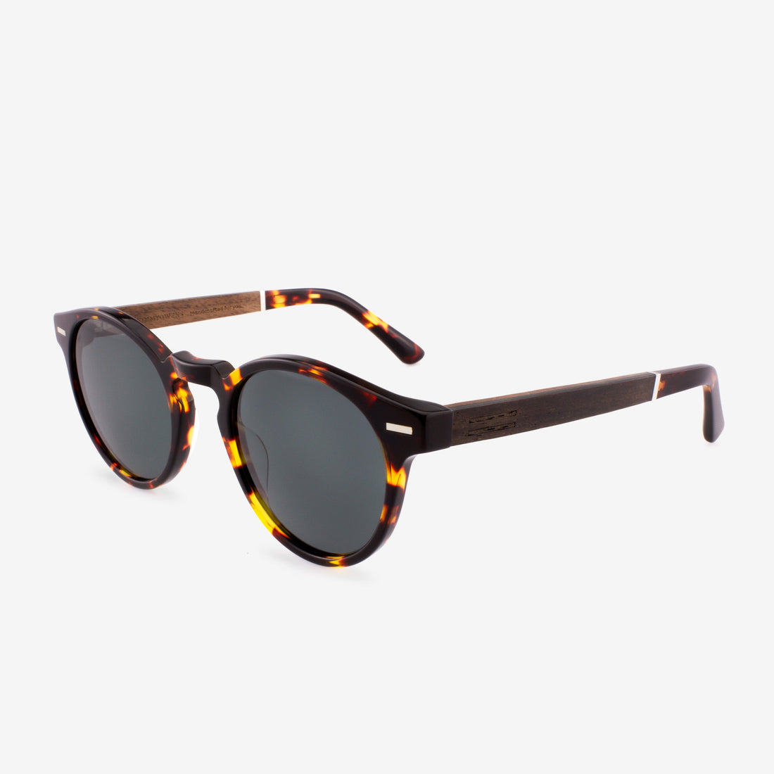 Isla Classic Acetate & Wood Sunglasses - Tortoiseshell and Brown