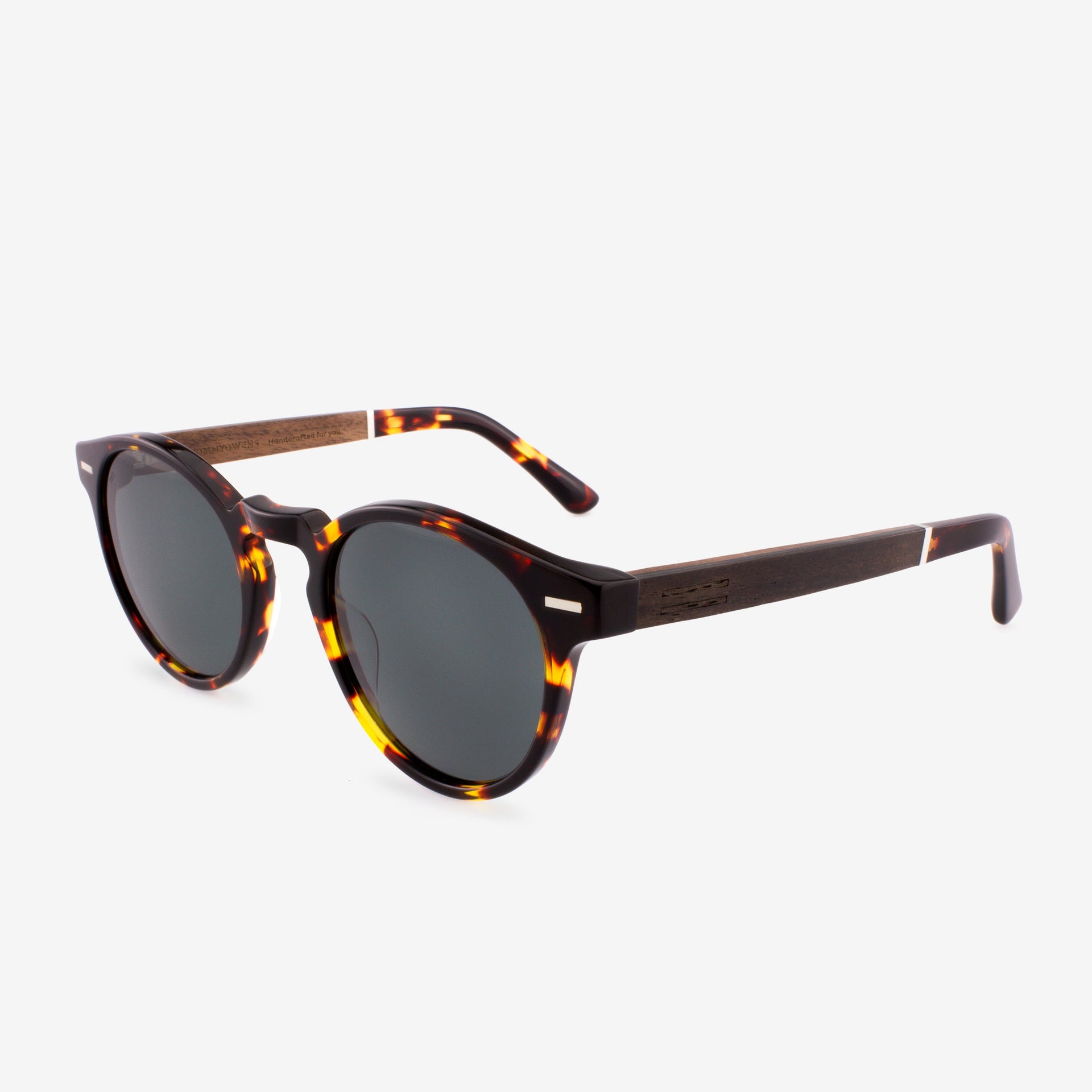 Isla Classic Acetate & Wood Sunglasses - Tortoiseshell and Brown