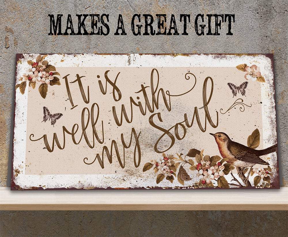 It Is Well With My Soul - Canvas