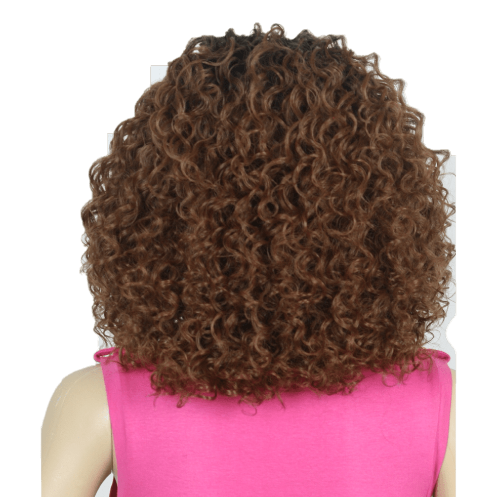 Yeva Swiss Lace Front Curly Wig Mid-Length Glamorous Hair Style