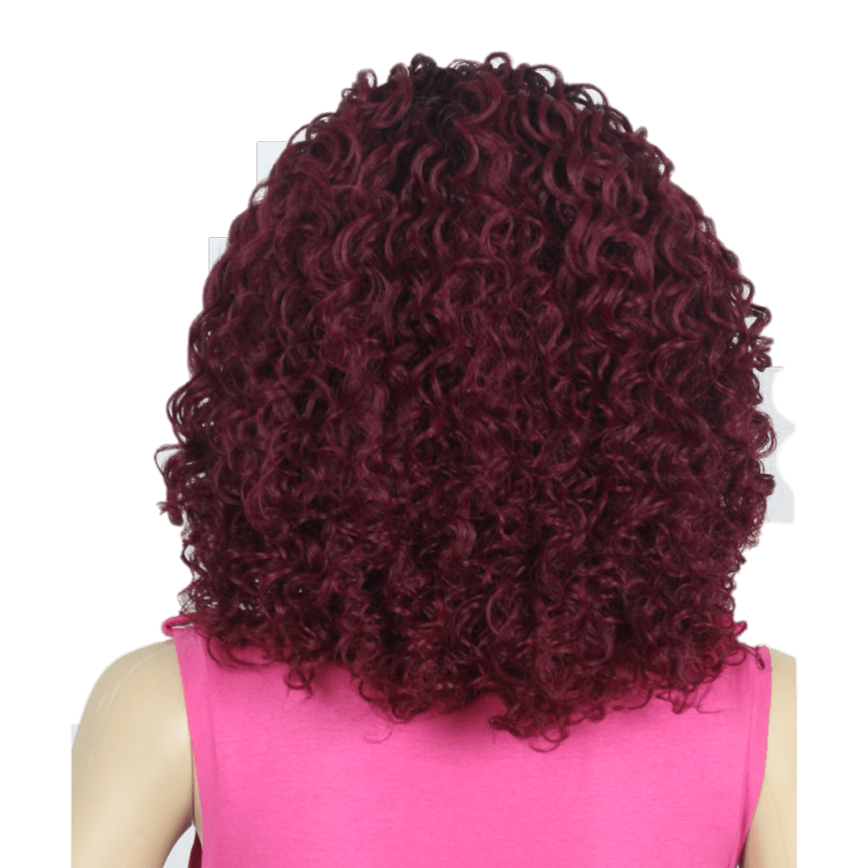 Yeva Swiss Lace Front Curly Wig Mid-Length Glamorous Hair Style