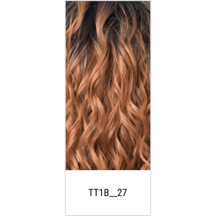 Yeva Swiss Lace Front Curly Wig Mid-Length Glamorous Hair Style
