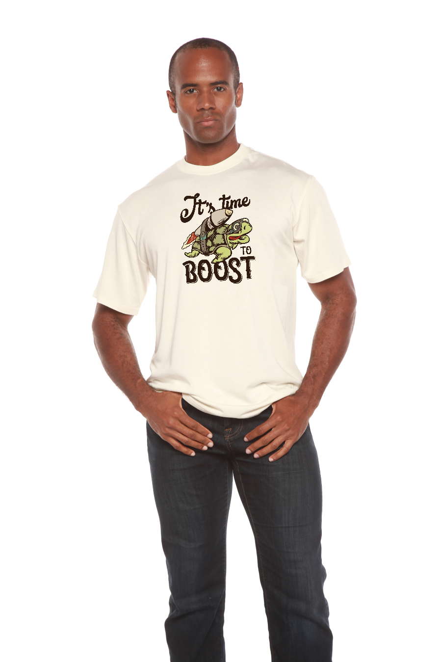 Men's Bamboo Viscose Organic Cotton Graphic T-Shirt