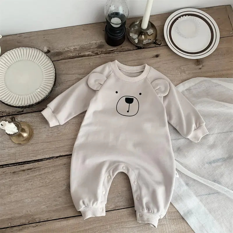 Cartoon Baby Rompers for Girls and Boys, Long Sleeve