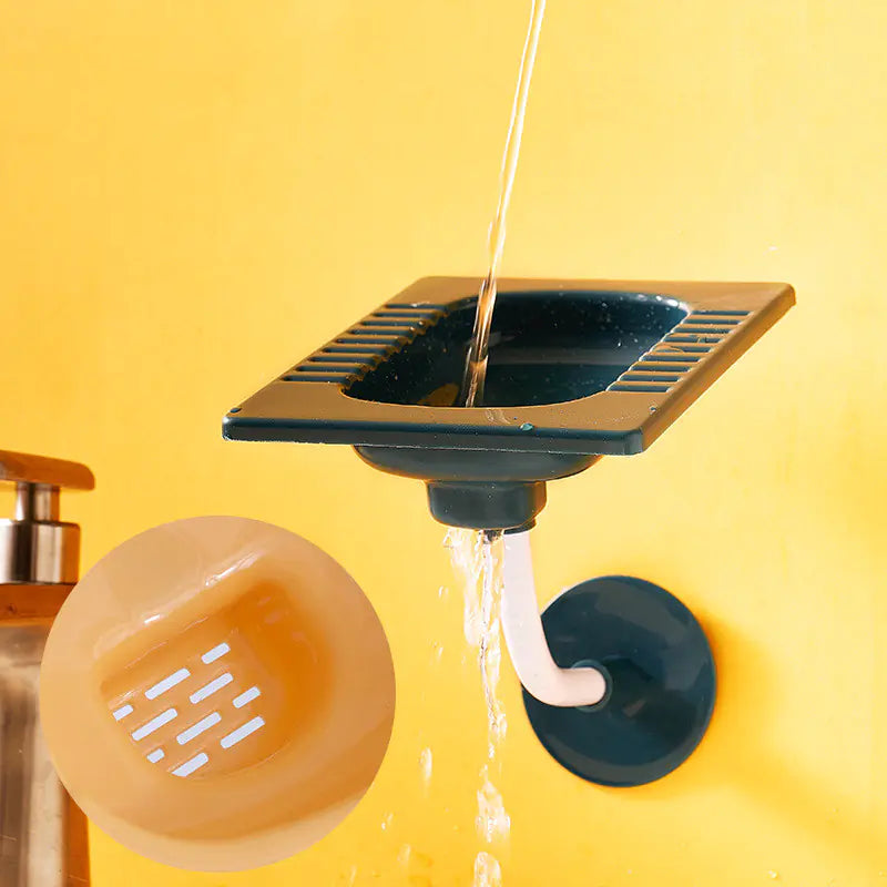 Adjustable Wall-Mounted Soap Rack for Bathroom Organizer