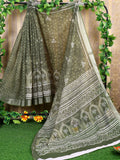 Shree Shyam Fashion Cotton Dark Green Saree