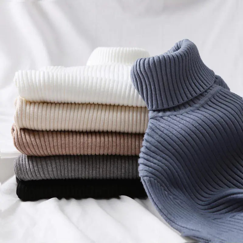 Women's Fitted Turtleneck Sweater for Fall/Winter