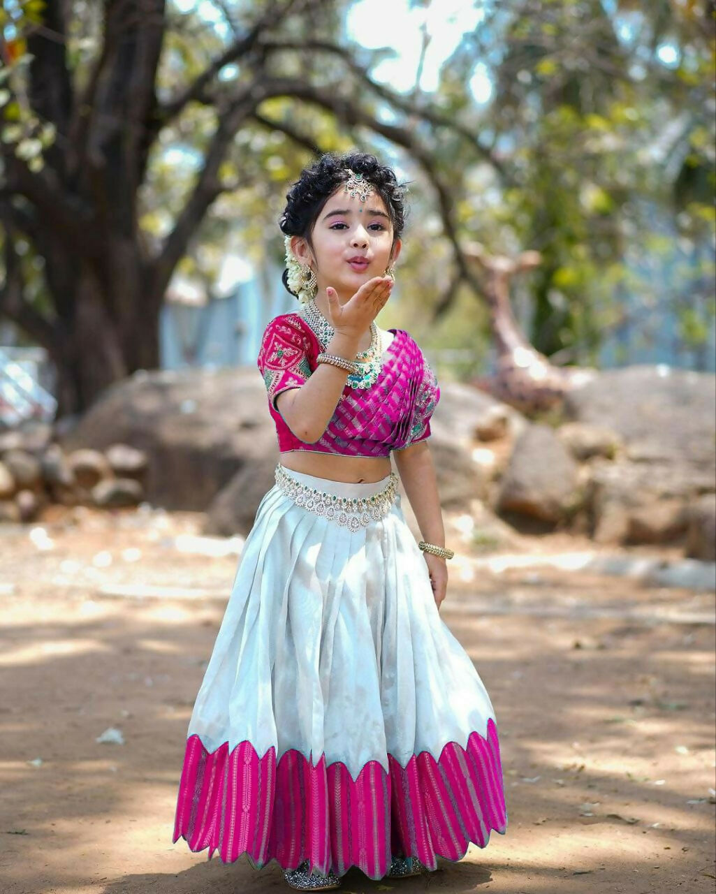 Girls Wine Heavy Chenille Sequins Embroidered Lehenga Choli
