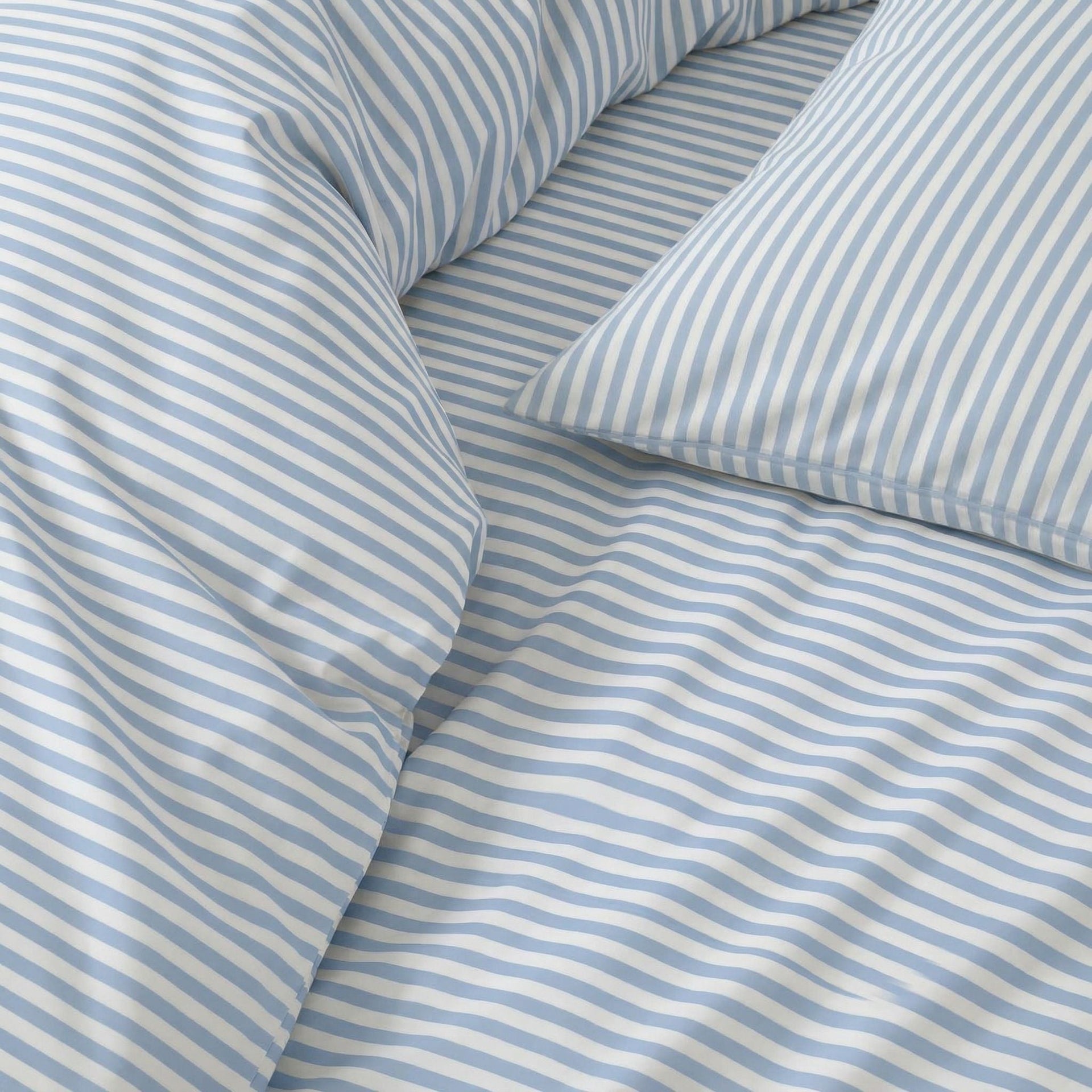 Australian Sateen Bedding Bundle in Stripe and Solid