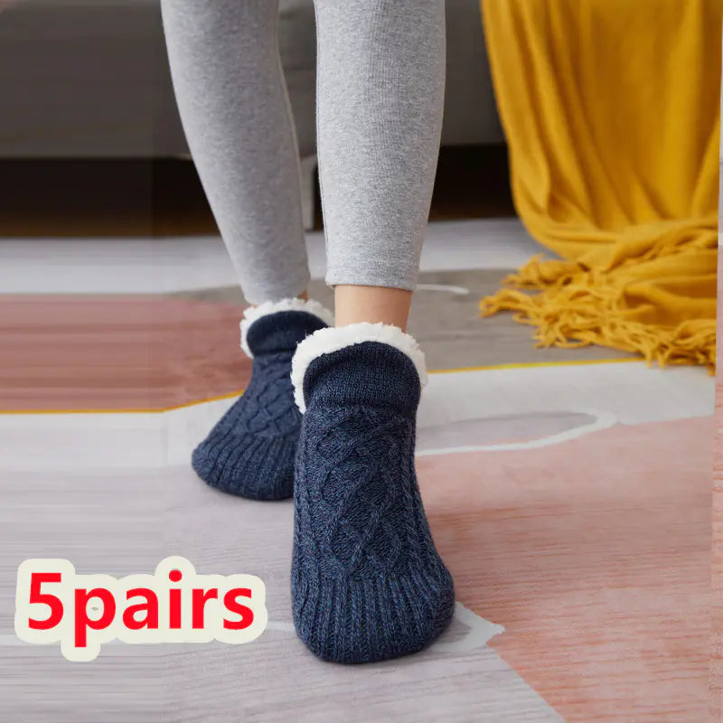 Winter Woolen Socks for Men and Women - Non-slip Warmth
