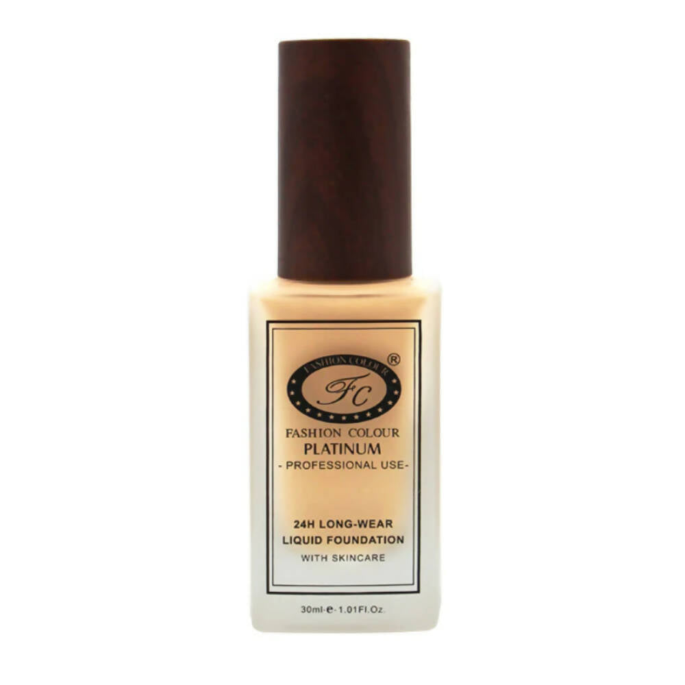 Fashion Colour 24HR Long Wear Liquid Foundation in shade Sunrise for light skin tones