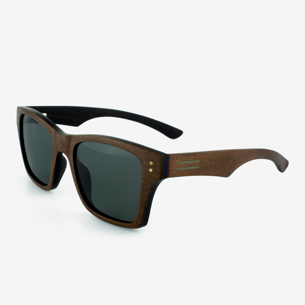 Jackson Wood & Carbon Fiber Sunglasses - Unisex Minimalist Frames