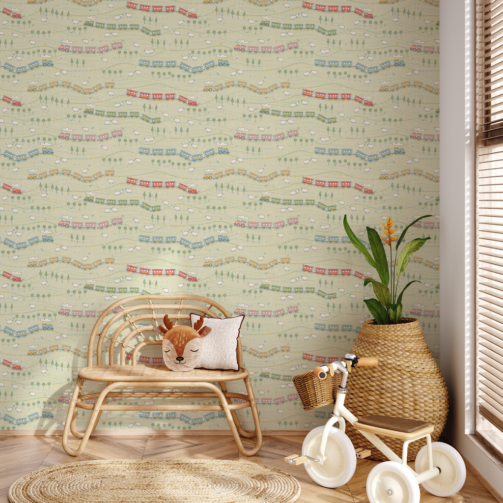 Jackson wallpaper pattern by House of Haricot for modern home decor