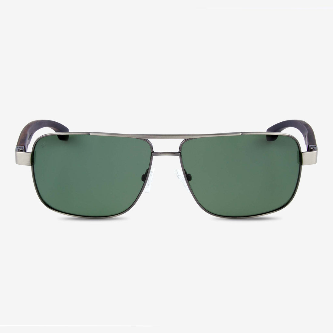 James Metal & Wood Sunglasses - Modern Rectangular Men's Frames