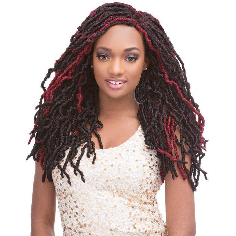 2X Mambo Natural Born Locs Crochet Hair Extensions 18 Inch