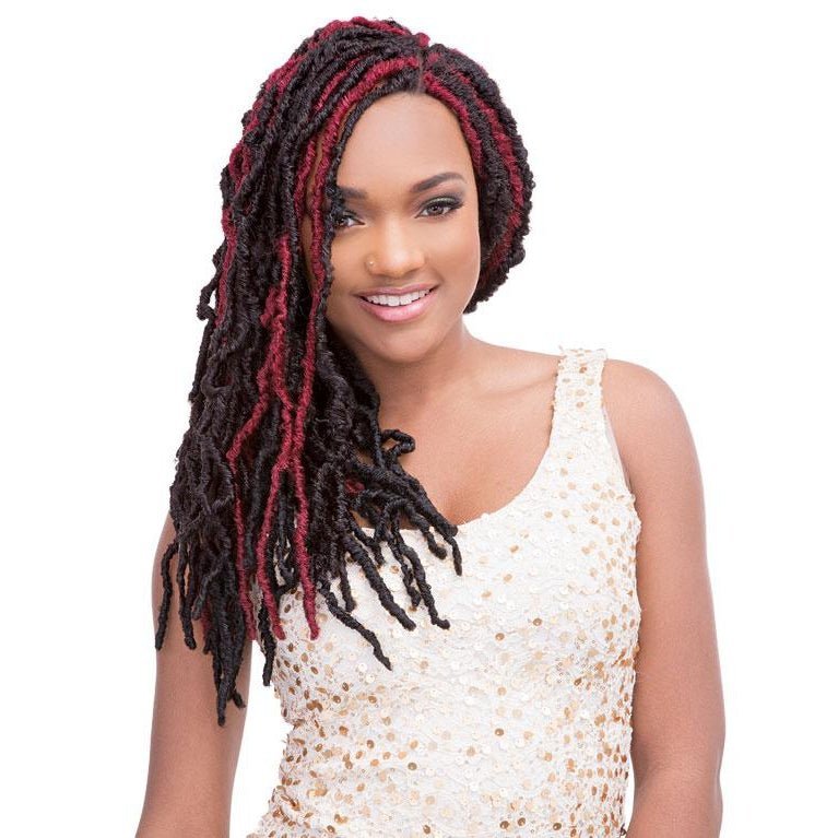 2X Mambo Natural Born Locs Crochet Hair Extensions 18 Inch