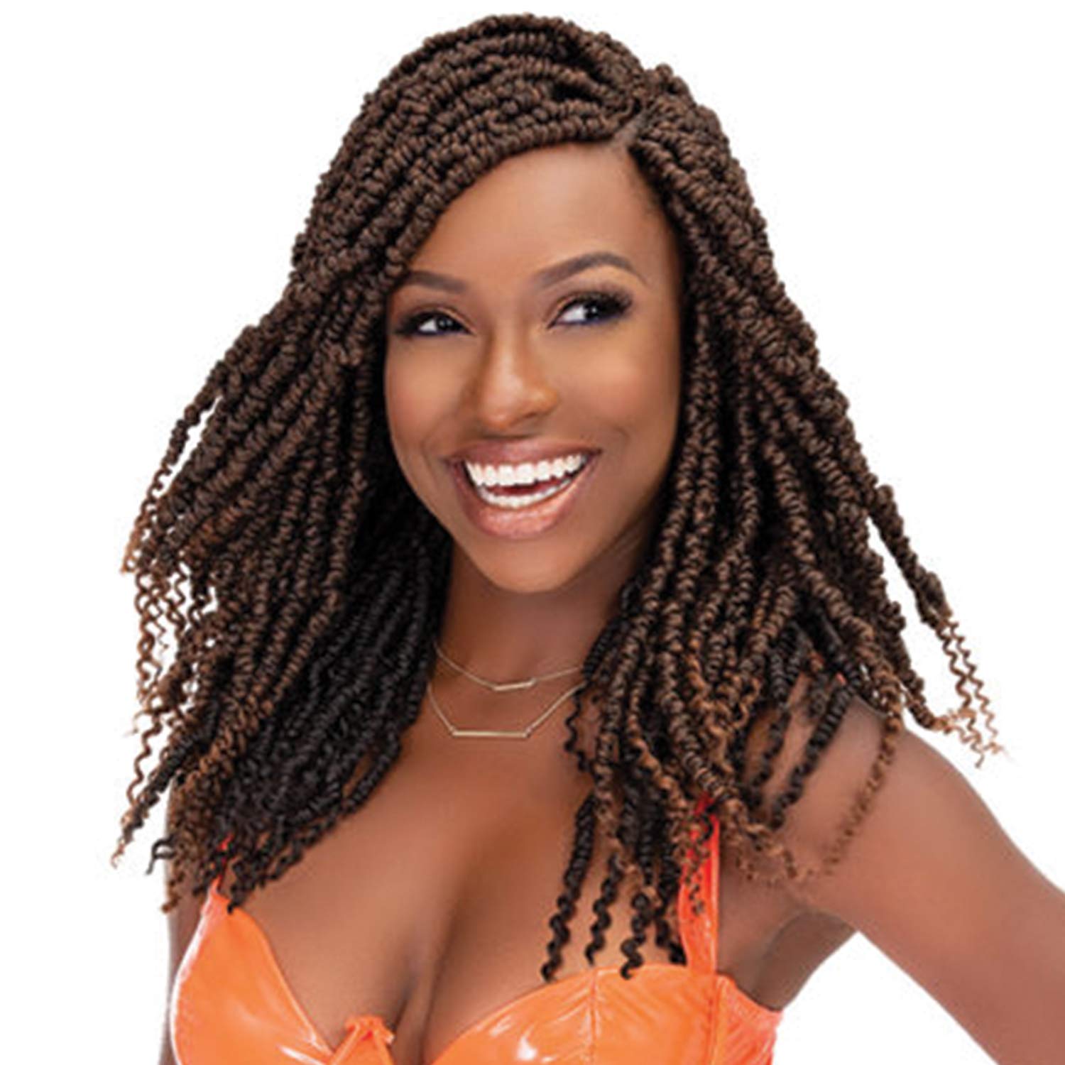 Nala Tress Fluffy Spring Twist 18 Inch Crochet Braiding Hair