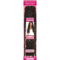 Janet Collection Nala Tress 18 inch Poetry Locs in black, bohemian protective style