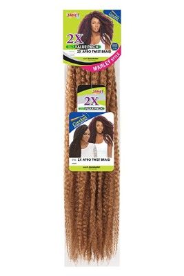 Noir Afro Twist Marley Braid 2X Value Pack Synthetic Hair