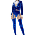Forplay Womens Powers Movie Character Costume Blue M/L