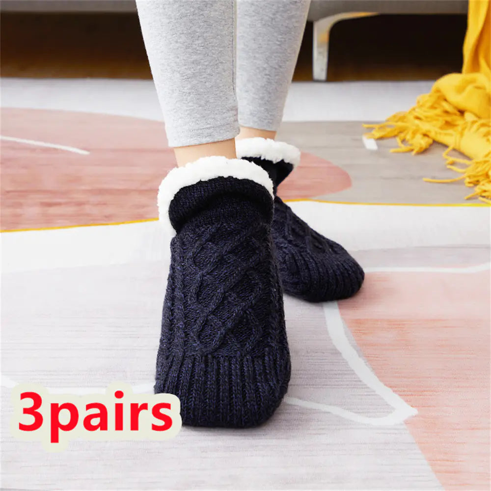 Winter Woolen Socks for Men and Women - Non-slip Warmth