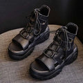 Comfortable Women's Soft Leather Wedge Platform Sandals