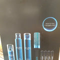 Paul Mitchell Neuro HeatCTRL Stylist Kit Prime and Lift bottles in black and metallic blue.