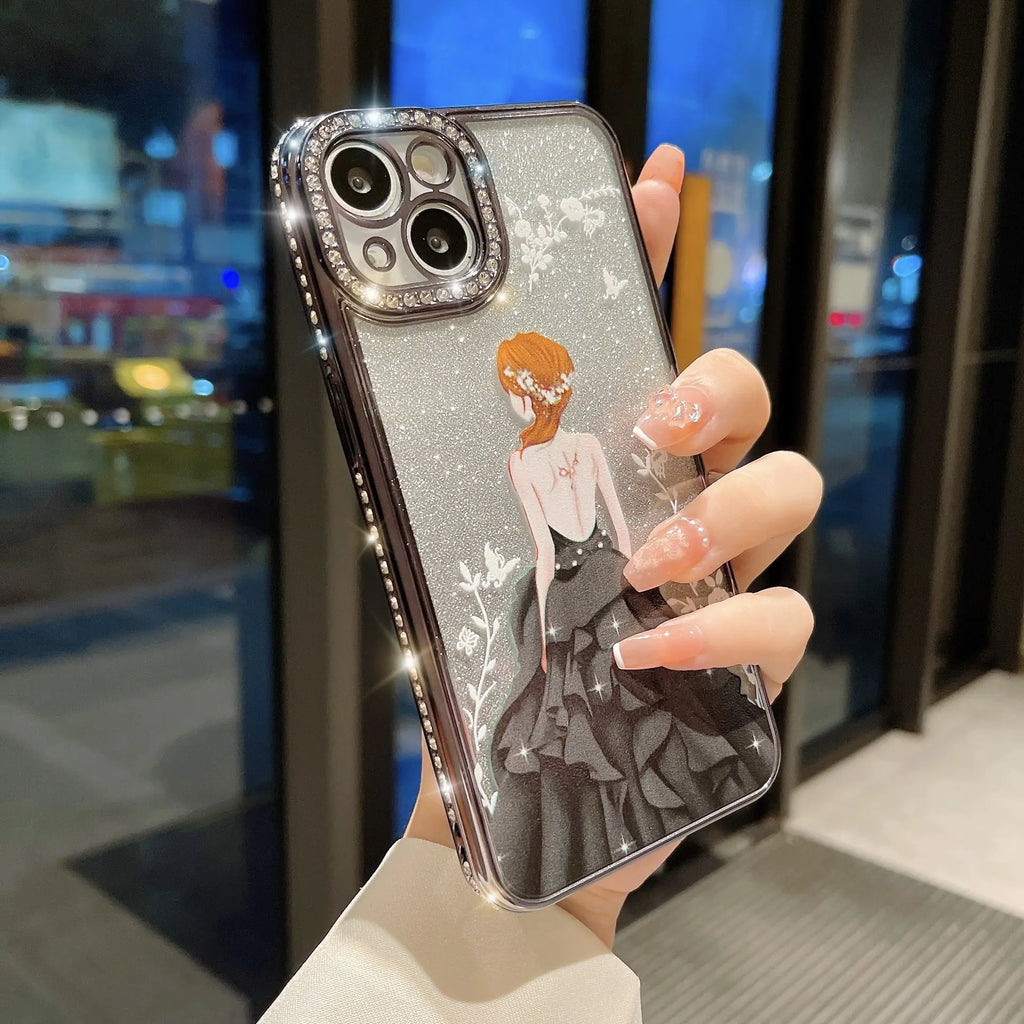 Luxury Glitter Gradient Rhinestone Phone Case