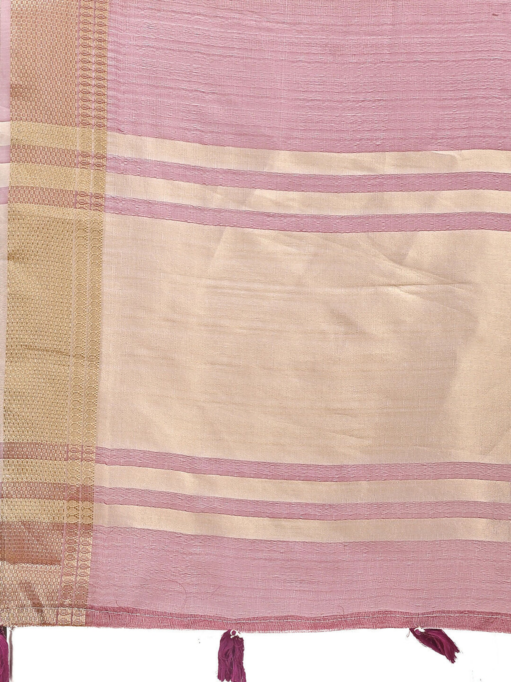 Seoul Purple Organza Saree with Matching Blouse Fabric