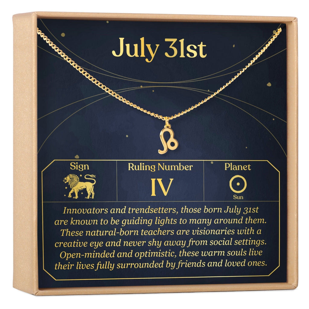 July 31st Leo Necklace