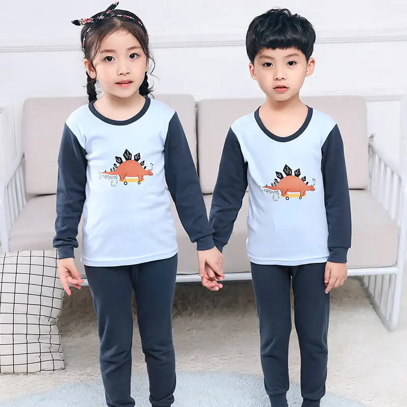 Children's Thermal Underwear Set for Autumn and Winter