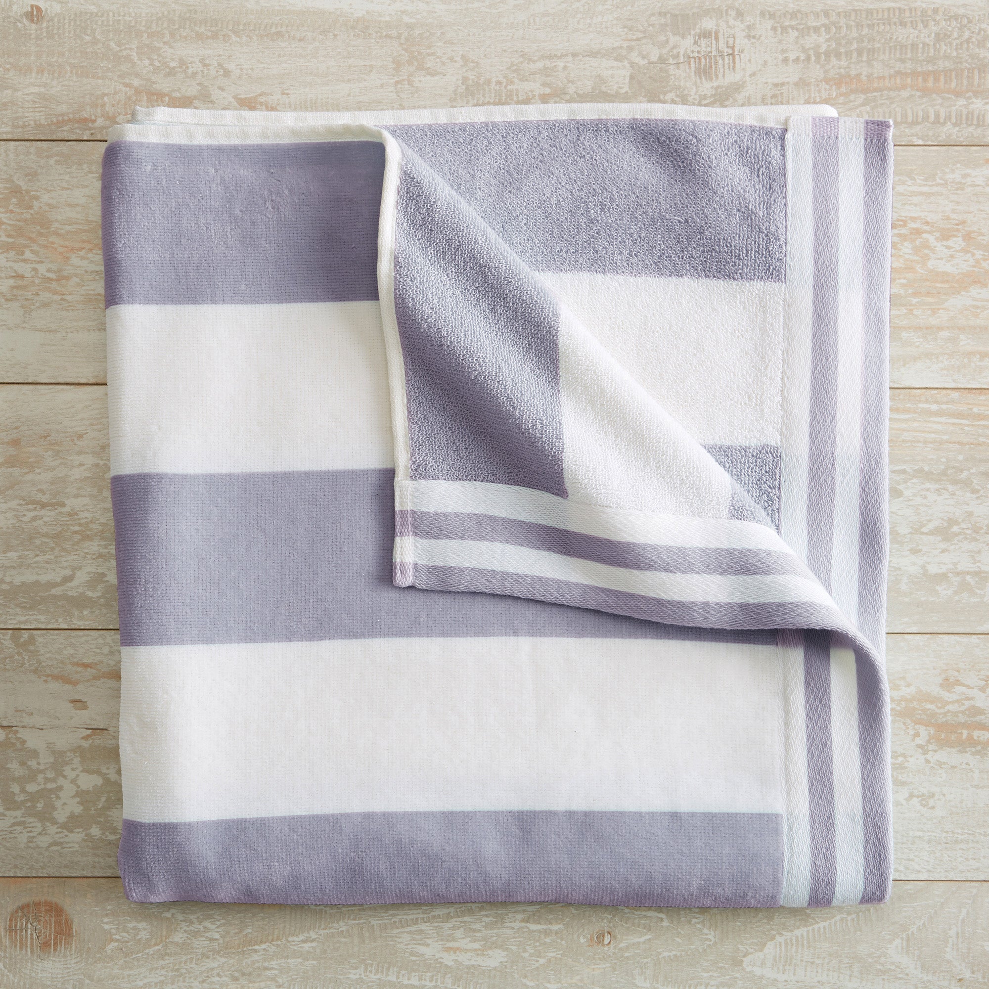 Striped Cabana Beach Towel 100% Cotton Ultra-Soft Pool Towel