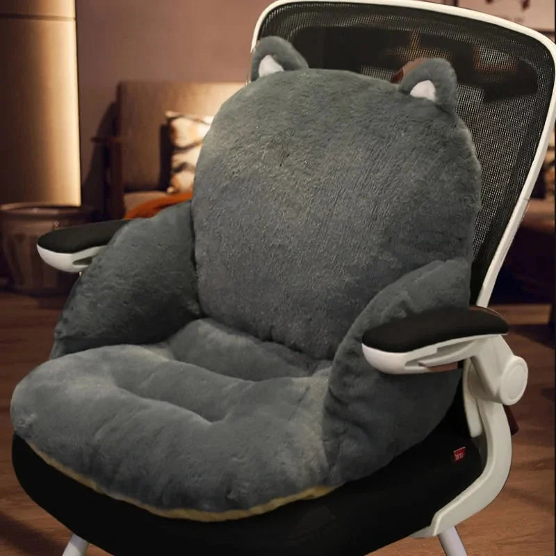 One-piece Chair Cushion: Office/Home Seat Support & Backrest