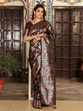 Shree Shyam Fashion Red Silk Saree
