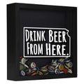 Kansas Drink Beer From Here Beer Cap Shadow Box
