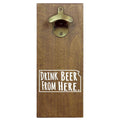 Kansas Drink Beer From Here Cap Catching Magnetic Bottle Openers