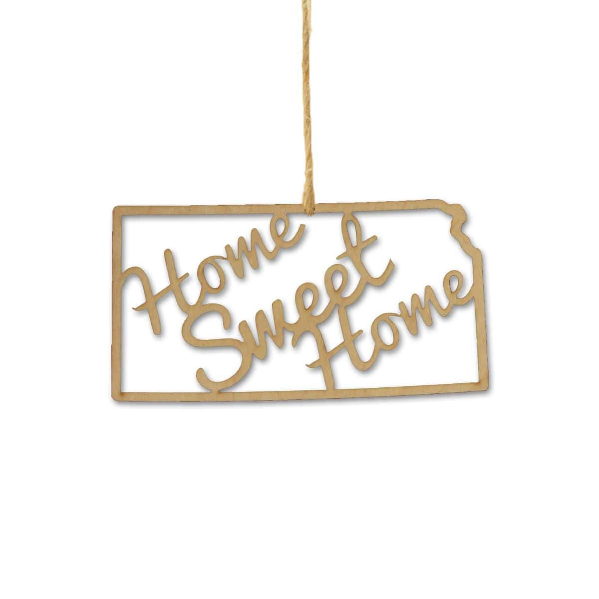 Kansas Home Sweet Home Ornaments