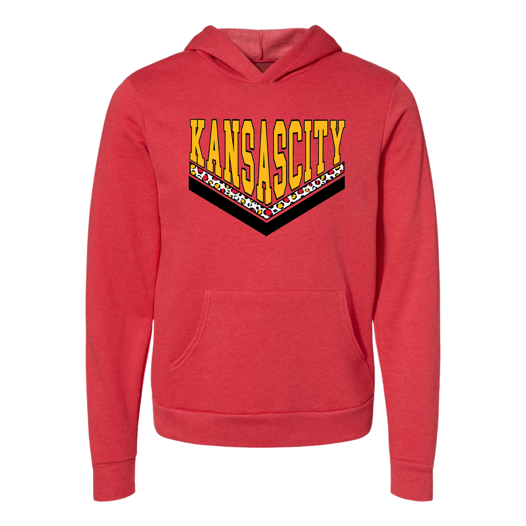 Kansas City Chevron Leopard Tee OR Sweatshirt
