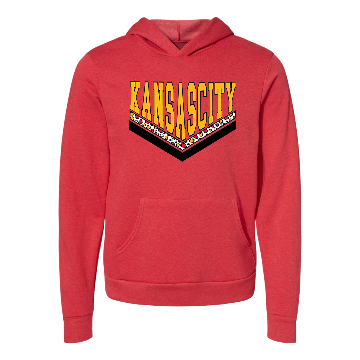 Kansas City Chevron Leopard Tee OR Sweatshirt