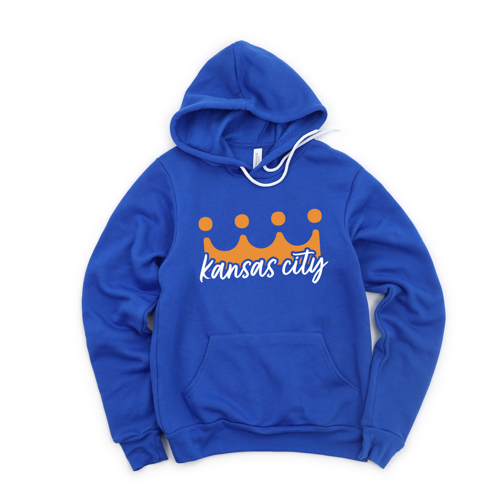 Kansas City Crown Two Color Hooded Sweatshirt