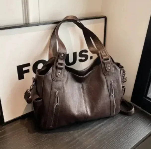 Retro Large Capacity Crossbody Handbag