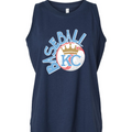 KC Baseball Curved Navy Tank
