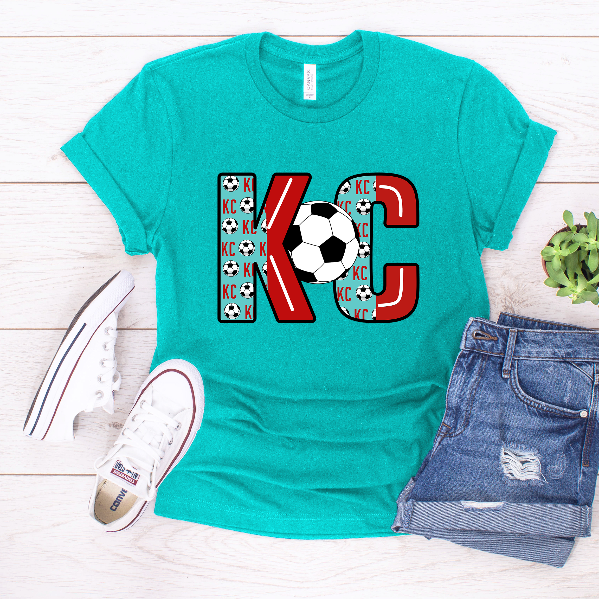 KC Current Block Tee OR Hoodie