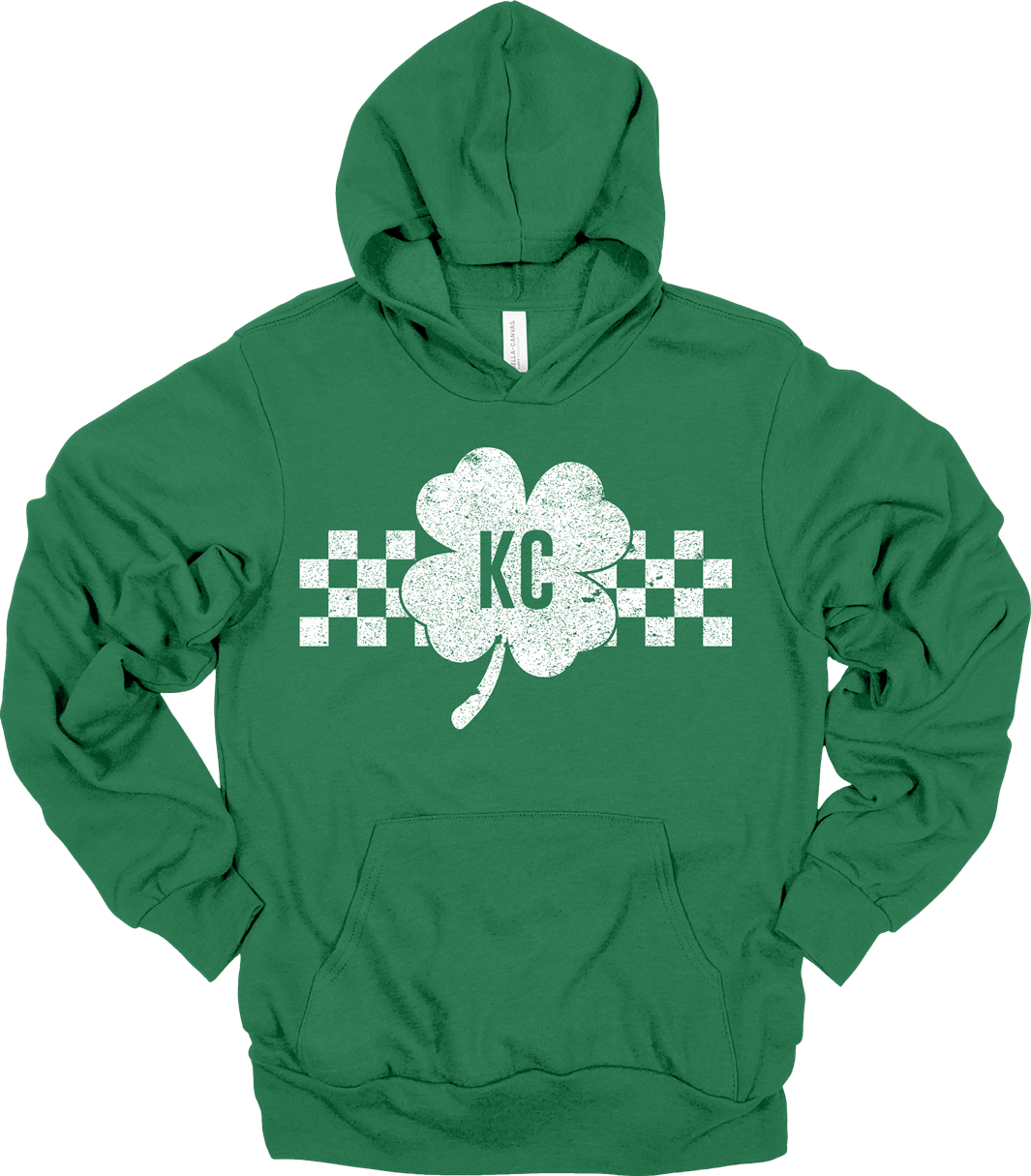 KC Checker Shamrock Tee or Sweatshirt