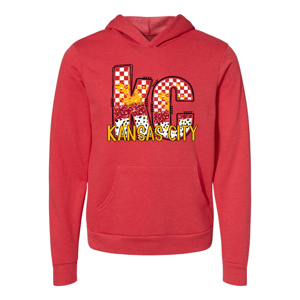 kc Kansas City Checker Tee OR Sweatshirt