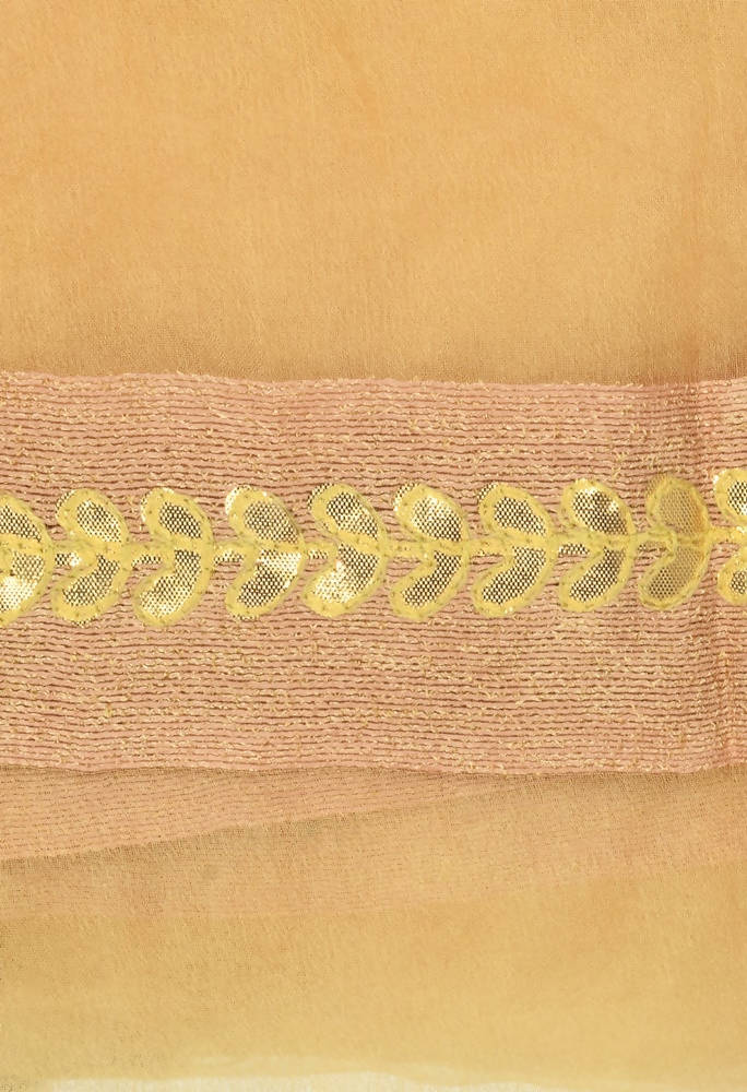 Golden Organza Gota Patti Dupatta for Festive Ethnic Wear